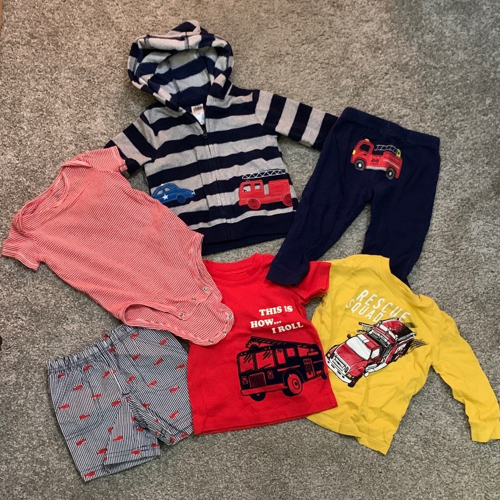 Carter's Fire Truck Outfit Set - 12 month